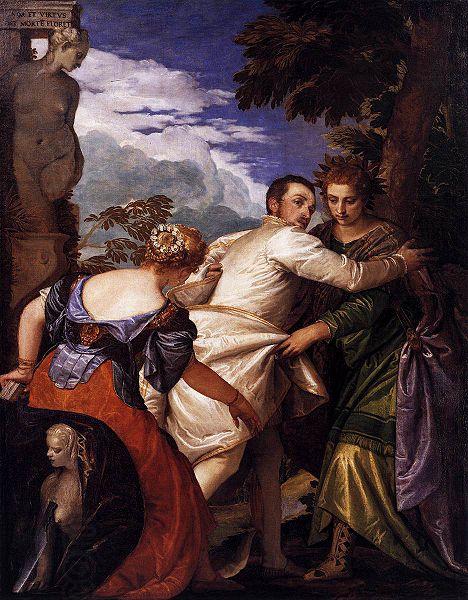 Paolo  Veronese Honor et Virtus post mortem floret China oil painting art